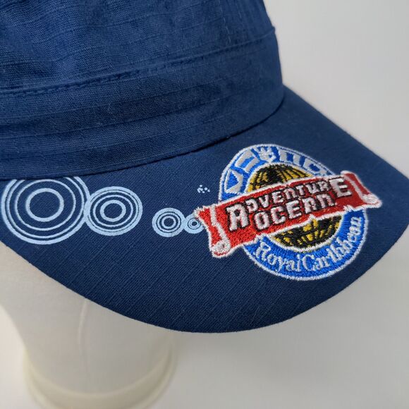 Royal Caribbean Women's Strapback Cadet Cap Hat Blue Adjustable Embroidered - Picture 5 of 8
